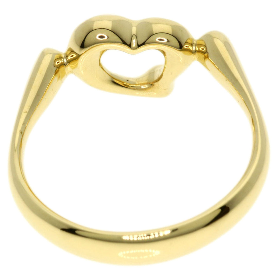 TIFFANY&Co. Ring 18K Yellow Gold gold Open heart diamond Women Used Authentic