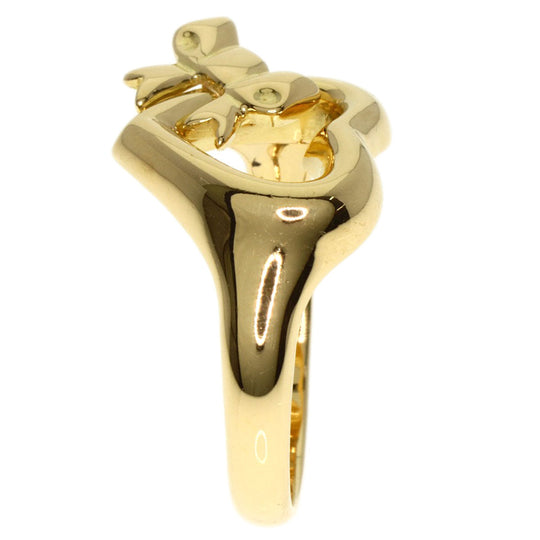 TIFFANY&Co. Ring 18K Yellow Gold gold Heart ribbon Women Used Authentic