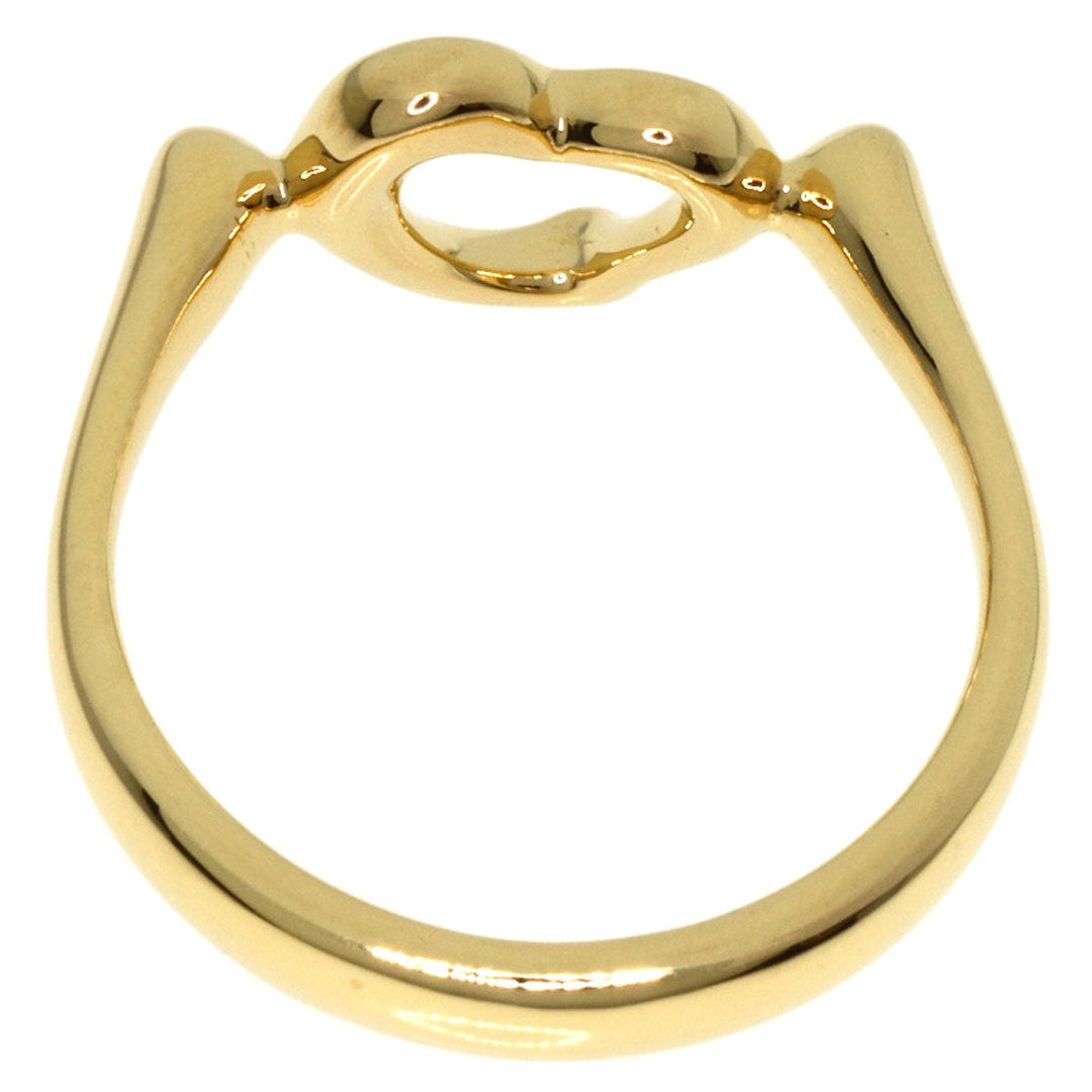 TIFFANY&Co. Ring 18K Yellow Gold gold Open heart Women Used Authentic