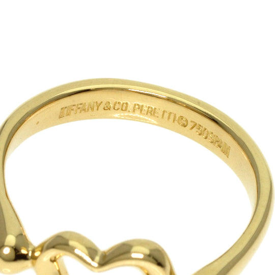 TIFFANY&Co. Ring 18K Yellow Gold gold Open heart Women Used Authentic