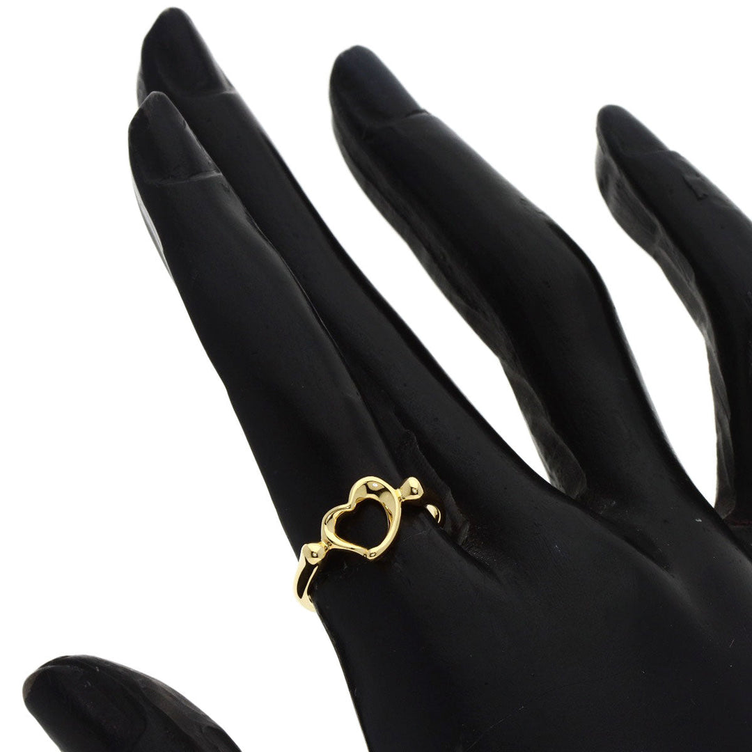 TIFFANY&Co. Ring 18K Yellow Gold gold Open heart Women Used Authentic