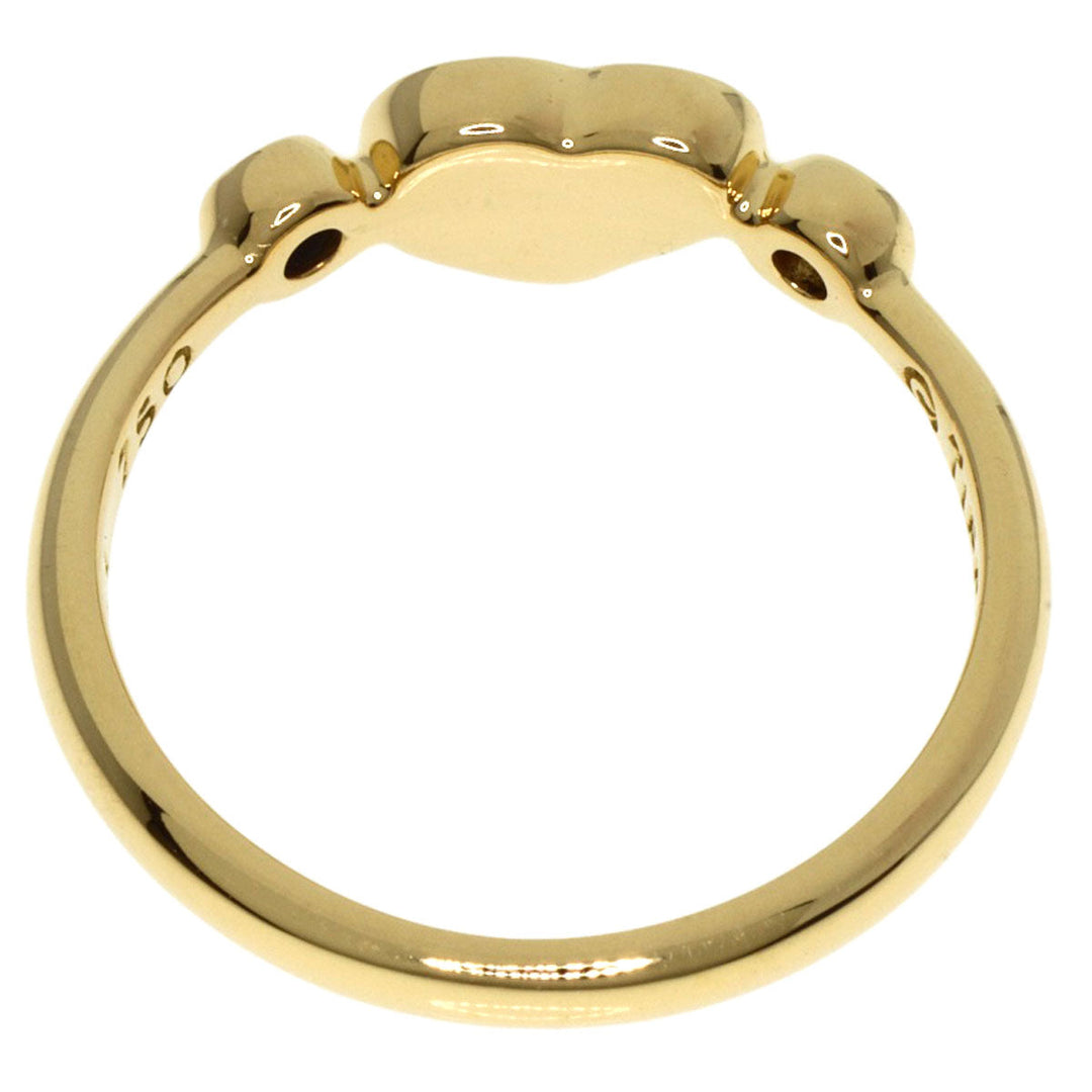 TIFFANY&Co. Ring 18K Yellow Gold gold Full Heart 2P Diamond Women Used Authentic