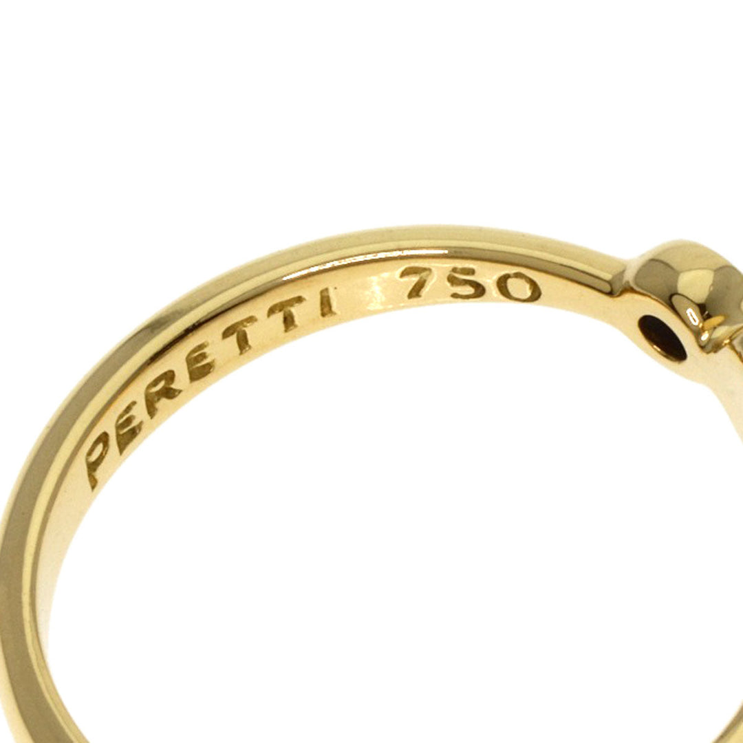 TIFFANY&Co. Ring 18K Yellow Gold gold Full Heart 2P Diamond Women Used Authentic