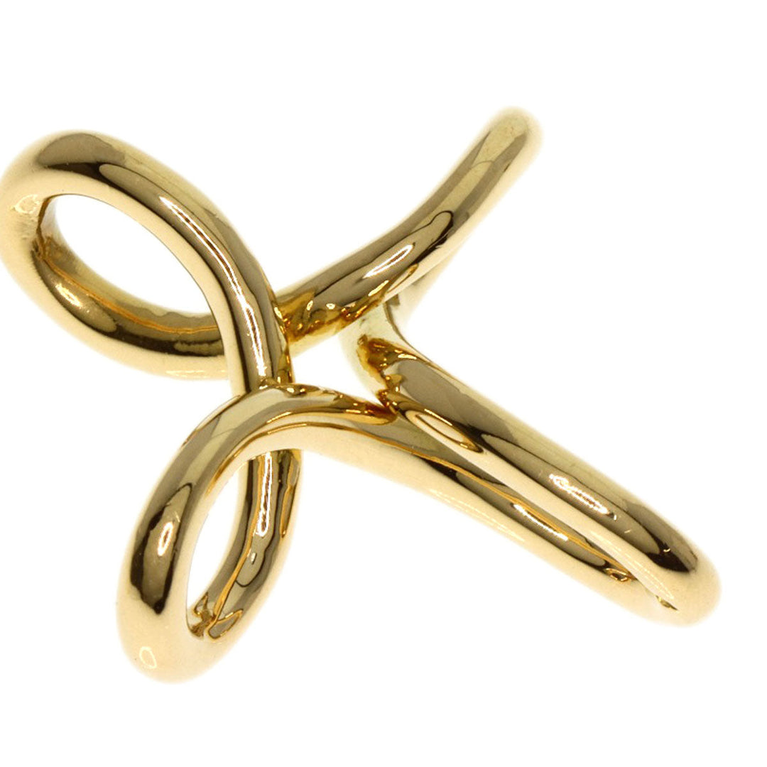 TIFFANY&Co. Pendant top 18K Yellow Gold gold Infinity Cross