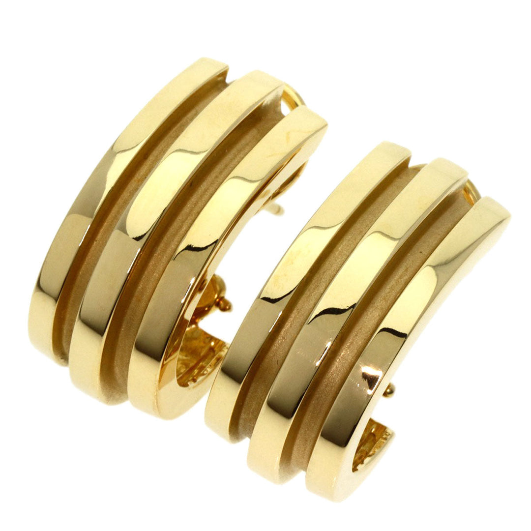 TIFFANY&Co. Pierce 18K Yellow Gold gold Grooved Women Used Authentic