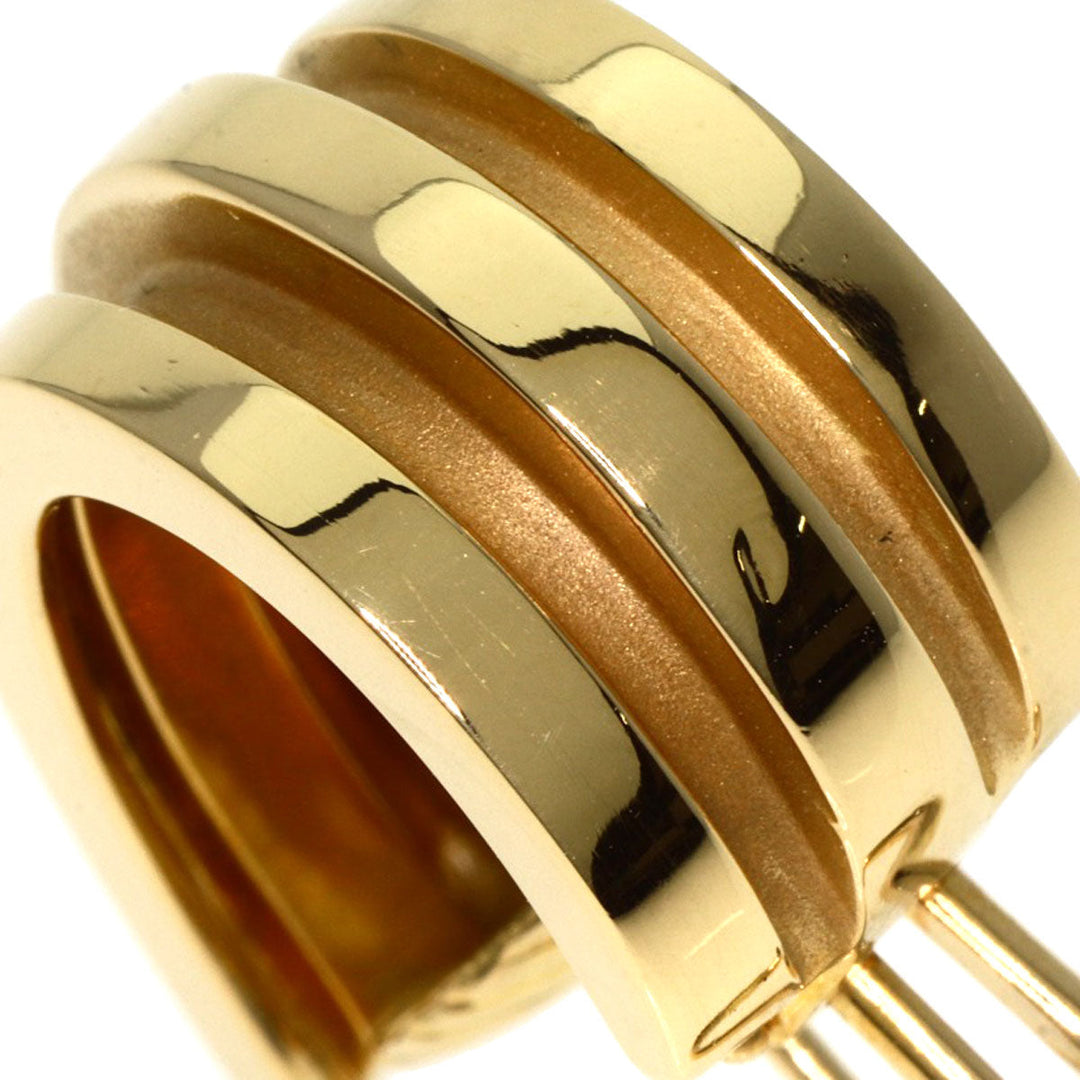 TIFFANY&Co. Pierce 18K Yellow Gold gold Grooved Women Used Authentic