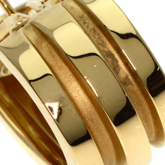 TIFFANY&Co. Pierce 18K Yellow Gold gold Grooved Women Used Authentic
