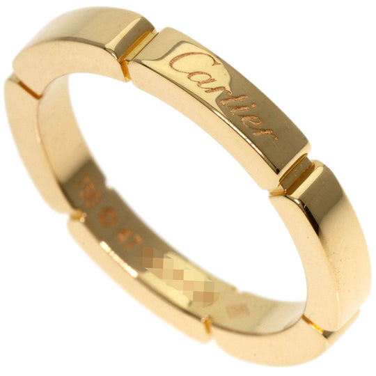CARTIER Ring 18K Yellow Gold gold Mayon PANTHERE #47 Women Used Authentic