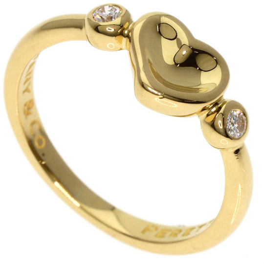 TIFFANY&Co. Ring 18K Yellow Gold gold Heart diamond Women Used Authentic