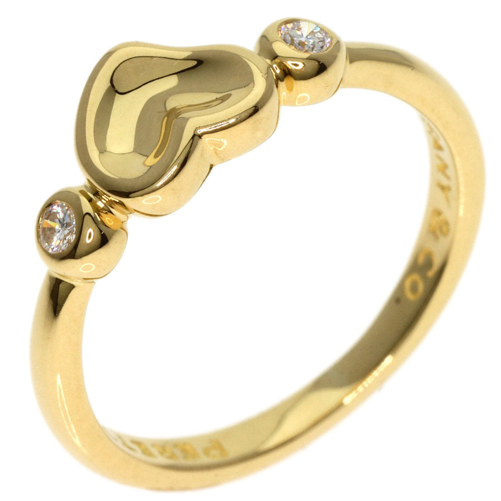 TIFFANY&Co. Ring 18K Yellow Gold gold Heart diamond Women Used Authentic