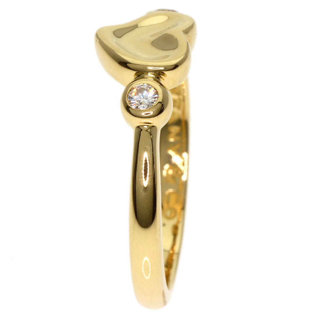 TIFFANY&Co. Ring 18K Yellow Gold gold Heart diamond Women Used Authentic
