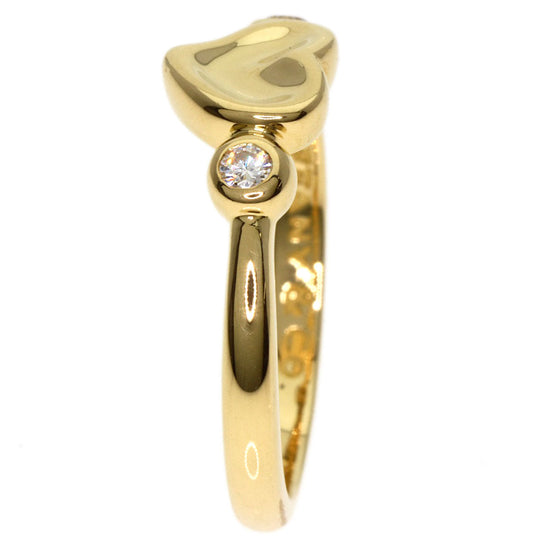 TIFFANY&Co. Ring 18K Yellow Gold gold Heart diamond Women Used Authentic
