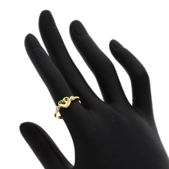 TIFFANY&Co. Ring 18K Yellow Gold gold Heart diamond Women Used Authentic