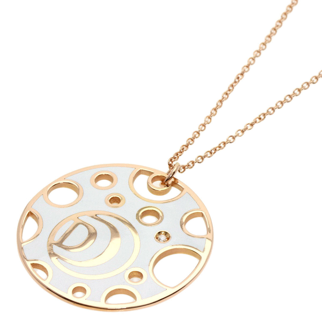 Damiani Necklace 18K Pink Gold gold Damianissima 1P Diamond Women Used Authentic