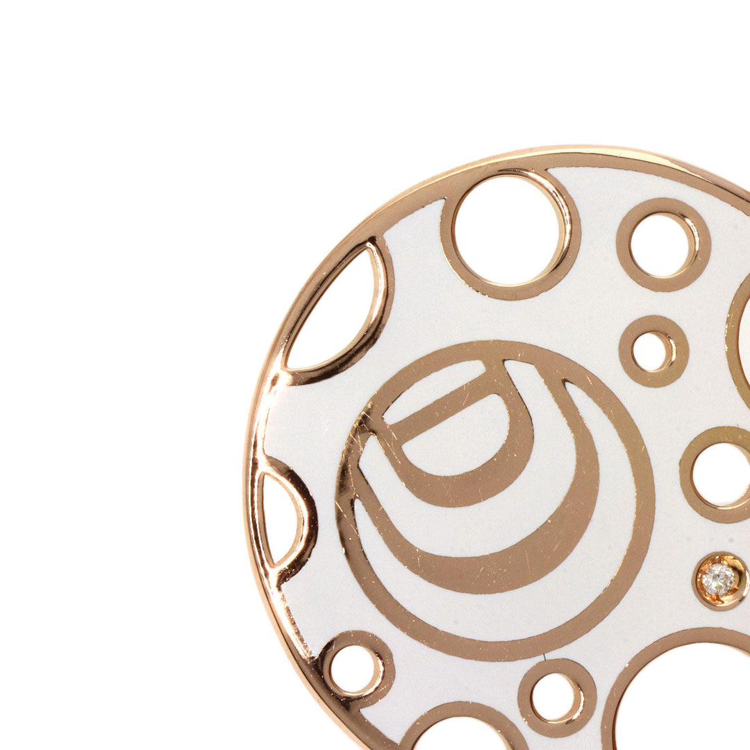 Damiani Necklace 18K Pink Gold gold Damianissima 1P Diamond Women Used Authentic