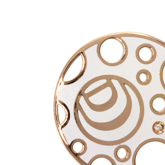 Damiani Necklace 18K Pink Gold gold Damianissima 1P Diamond Women Used Authentic