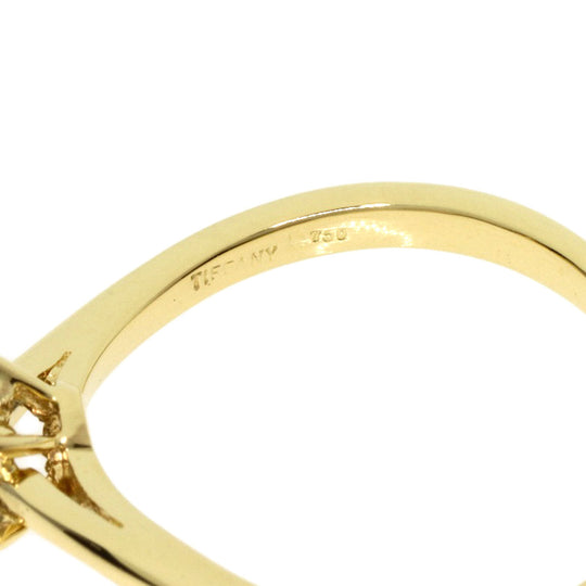 TIFFANY&Co. Ring 18K Yellow Gold gold Buttercup Emerald Diamond Women Used Authentic