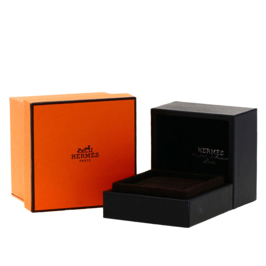 HERMES Ring 18K Pink Gold gold Echappé PM Diamond #47