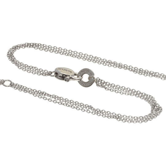 Damiani Necklace K18WG Silver diamond