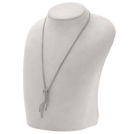 Damiani Necklace K18WG Silver diamond