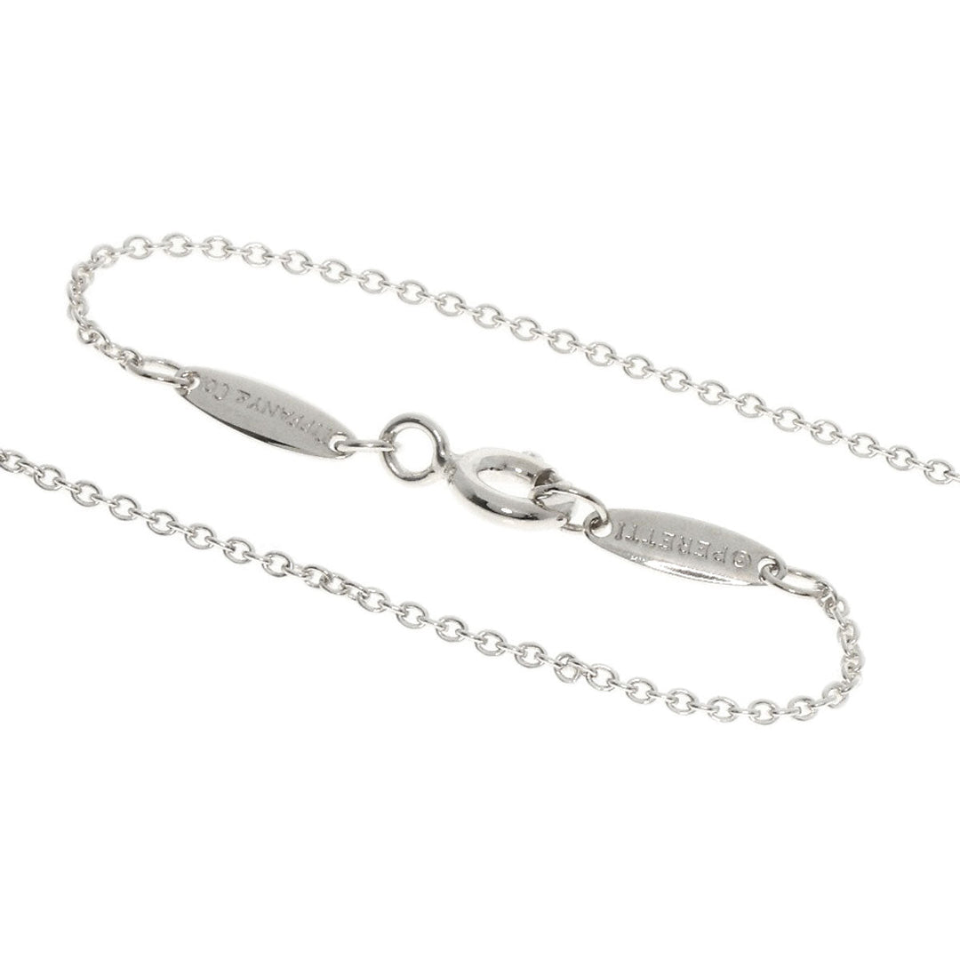 TIFFANY&Co. Necklace SV Silver By the yard diamond Women Used Authentic