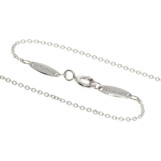 TIFFANY&Co. Necklace SV Silver By the yard diamond Women Used Authentic