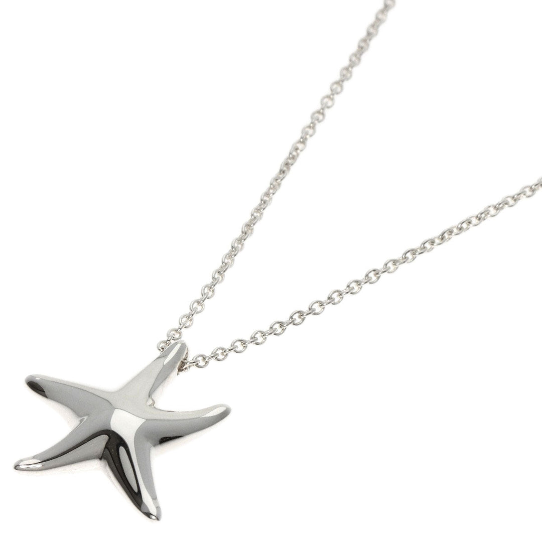 TIFFANY&Co. Necklace SV Silver Star fish Women Used Authentic