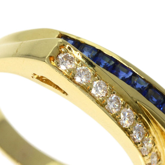 TIFFANY&Co. Ring 18K Yellow Gold gold Sapphire diamond Women Used Authentic