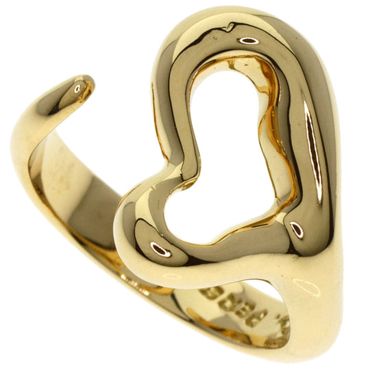 TIFFANY&Co. Ring 18K Yellow Gold gold Open heart Women Used Authentic
