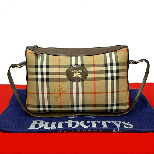 BURBERRY Shoulder Bag canvas beige