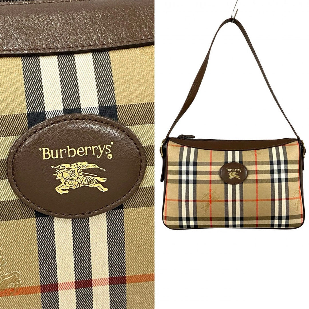 BURBERRY Shoulder Bag canvas beige