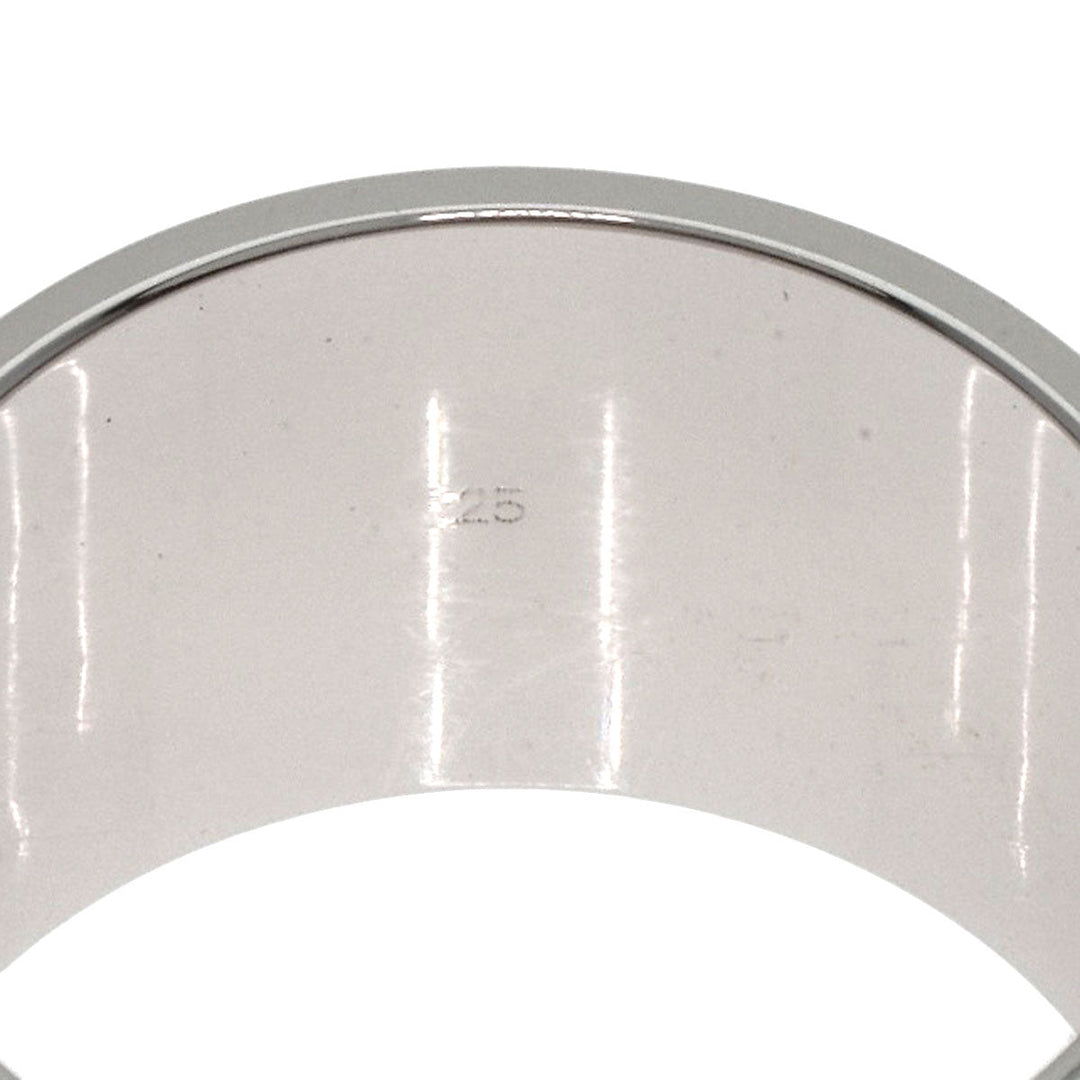GUCCI Ring K18WG Silver Icon wide # 25 Women Used Authentic