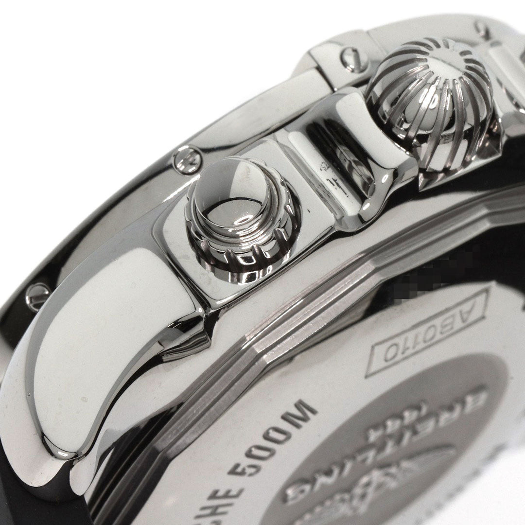 BREITLING Watches Mechanical Automatic AB0110 Stainless Steel Silver Chrono mat 44 blue dial