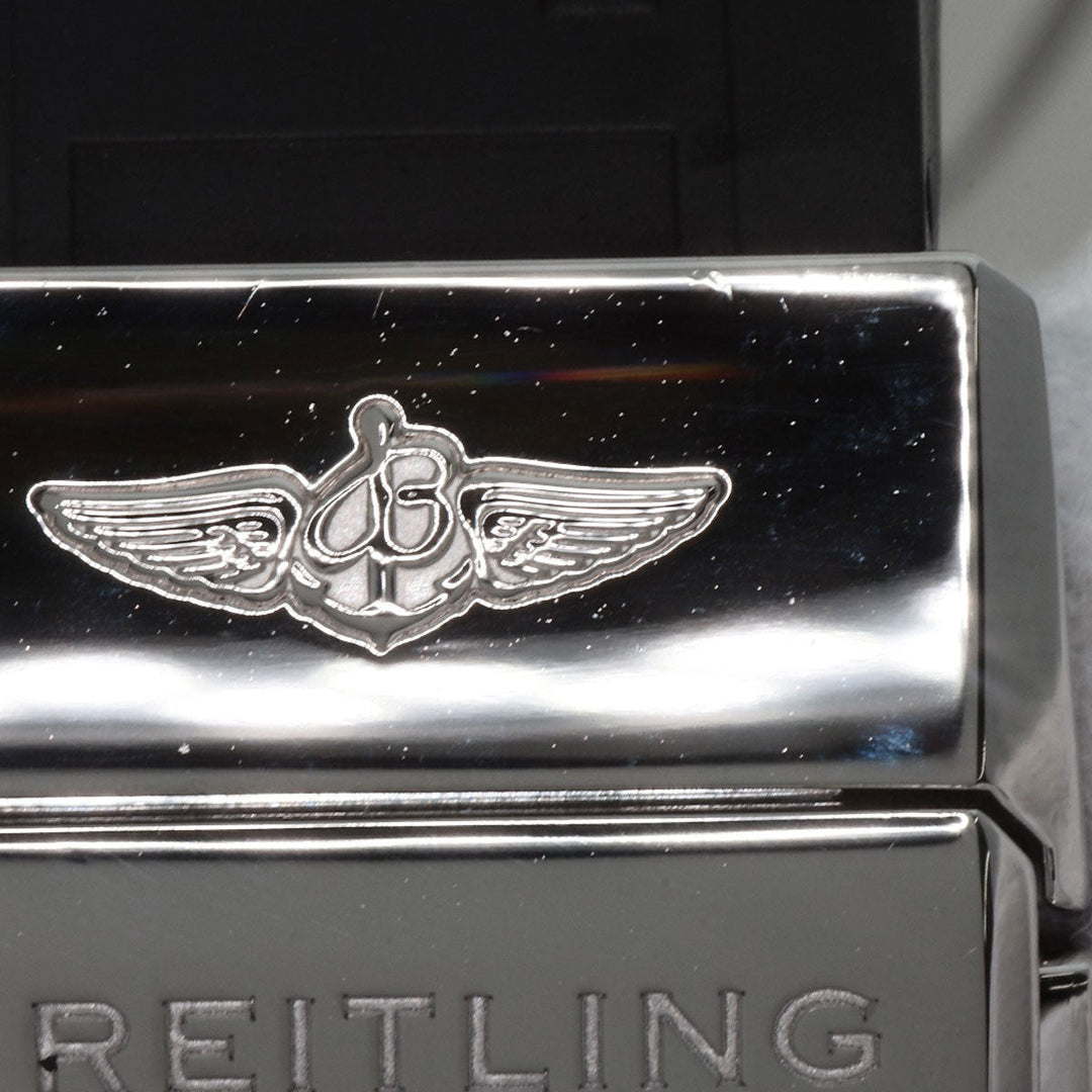 BREITLING Watches Mechanical Automatic AB0110 Stainless Steel Silver Chrono mat 44 blue dial