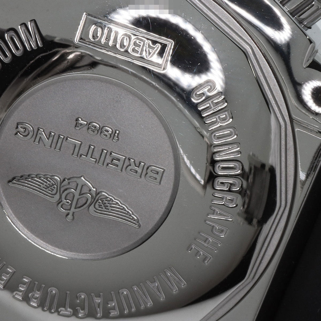 BREITLING Watches Mechanical Automatic AB0110 Stainless Steel Silver Chrono mat 44 blue dial