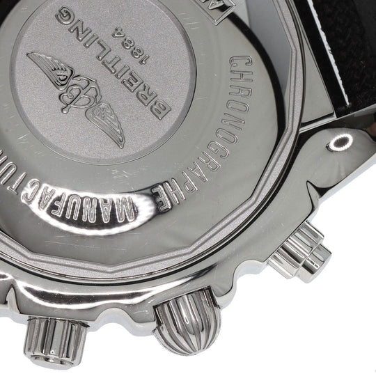 BREITLING Watches AB0110 Stainless Steel, Canvas Silver Chrono mat 44 mens Used Authentic
