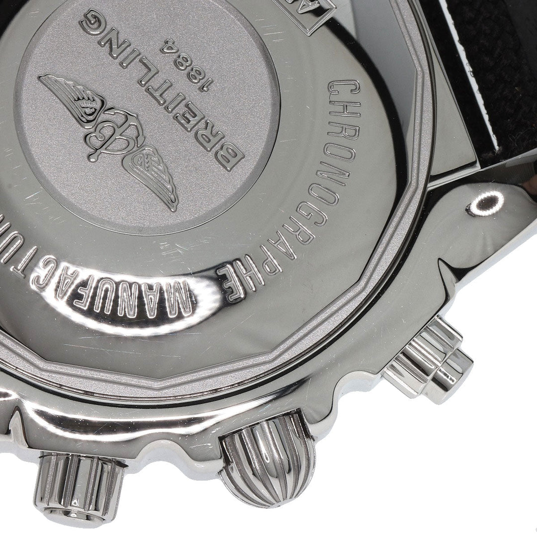 BREITLING Watches AB0110 Stainless Steel, Canvas Silver Chrono mat 44 mens Used Authentic