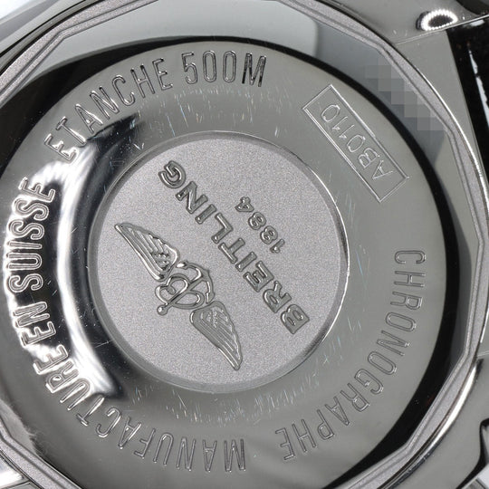 BREITLING Watches AB0110 Stainless Steel, Canvas Silver Chrono mat 44 mens Used Authentic