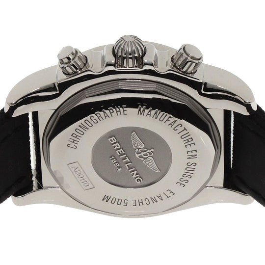 BREITLING Watches AB0110 Stainless Steel, Canvas Silver Chrono mat 44 mens Used Authentic