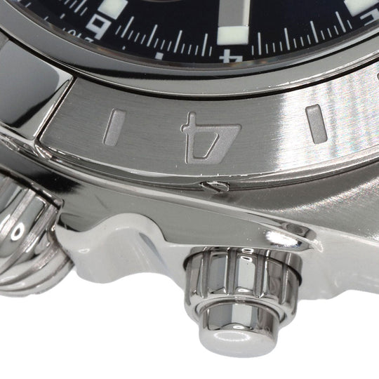 BREITLING Watches Mechanical Automatic S041B48PS Stainless Steel , Stainless Steel Silver Chronomat GMT Limited Edition, limited to 2000 pieces worldwide black dial mens Used Authentic