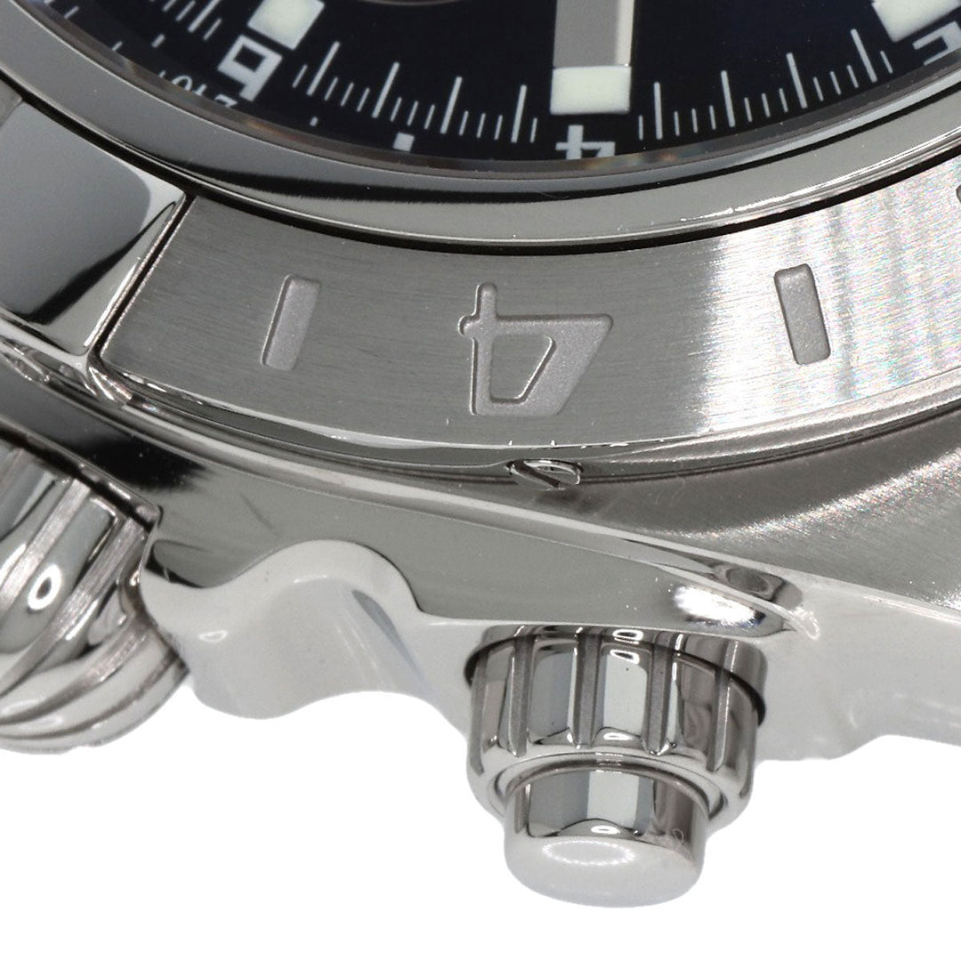 BREITLING Watches Mechanical Automatic S041B48PS Stainless Steel , Stainless Steel Silver Chronomat GMT Limited Edition, limited to 2000 pieces worldwide black dial mens Used Authentic