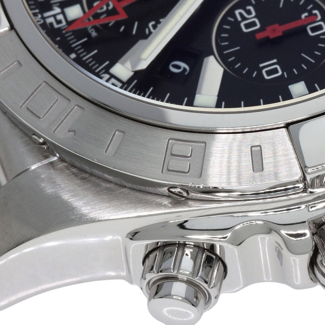BREITLING Watches Mechanical Automatic S041B48PS Stainless Steel , Stainless Steel Silver Chronomat GMT Limited Edition, limited to 2000 pieces worldwide black dial mens Used Authentic