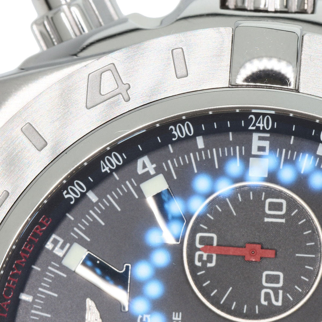 BREITLING Watches Mechanical Automatic S041B48PS Stainless Steel , Stainless Steel Silver Chronomat GMT Limited Edition, limited to 2000 pieces worldwide black dial mens Used Authentic