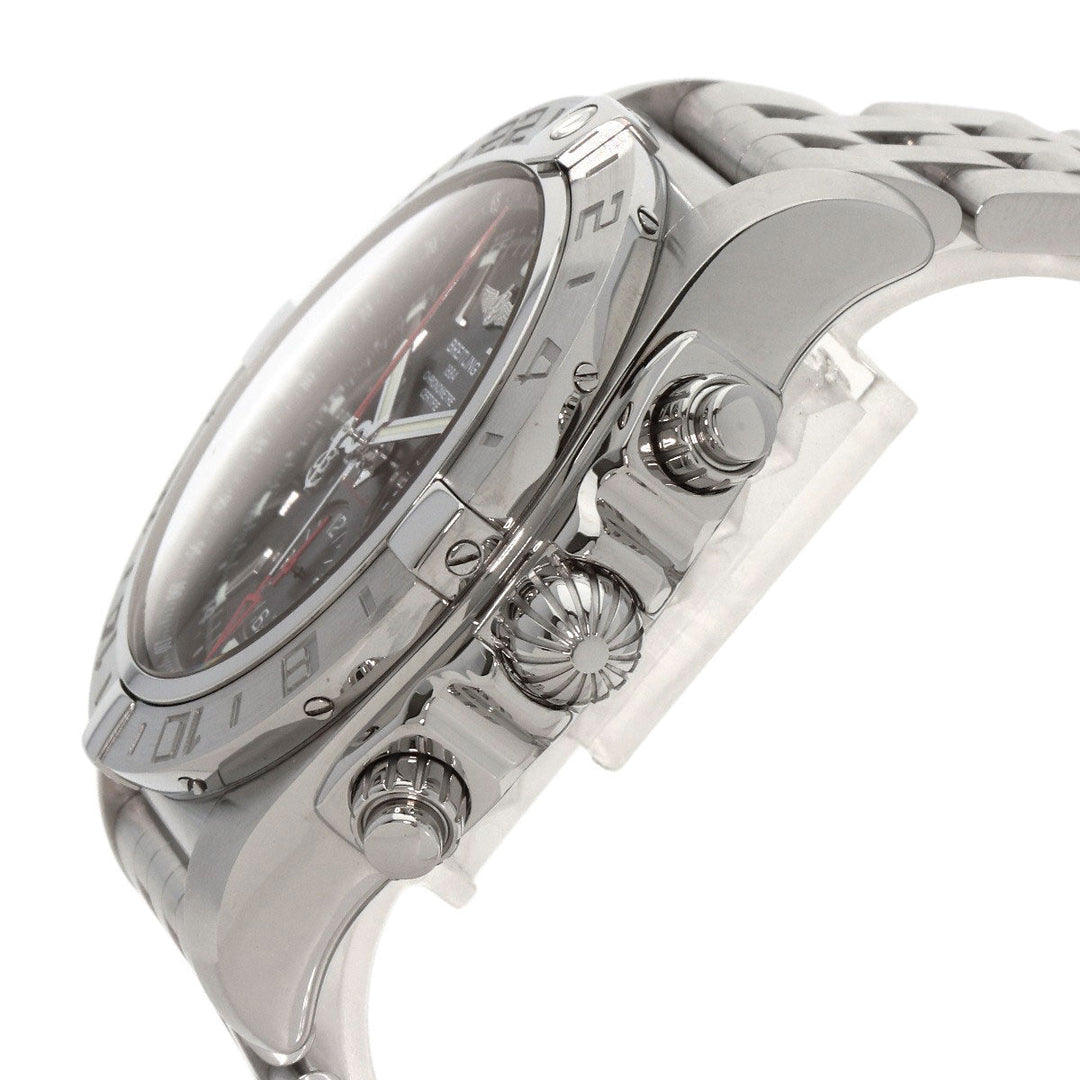 BREITLING Watches Mechanical Automatic S041B48PS Stainless Steel , Stainless Steel Silver Chronomat GMT Limited Edition, limited to 2000 pieces worldwide black dial mens Used Authentic