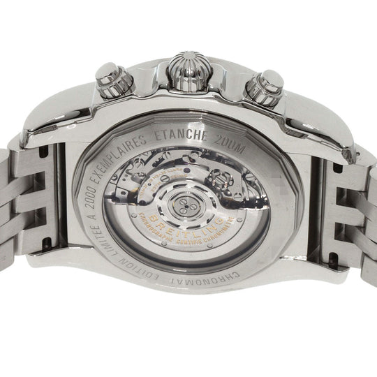 BREITLING Watches Mechanical Automatic S041B48PS Stainless Steel , Stainless Steel Silver Chronomat GMT Limited Edition, limited to 2000 pieces worldwide black dial mens Used Authentic