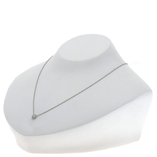 TIFFANY&Co. Necklace PT950 Silver Sorest diamond