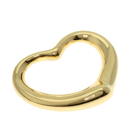 TIFFANY&Co. Pendant top 18K Yellow Gold gold Open heart Women Used Authentic