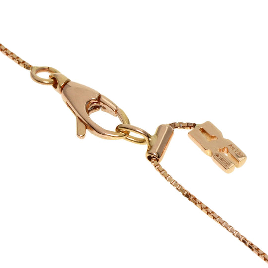 GUCCI Necklace 18K Pink Gold gold Infinity Women Used Authentic