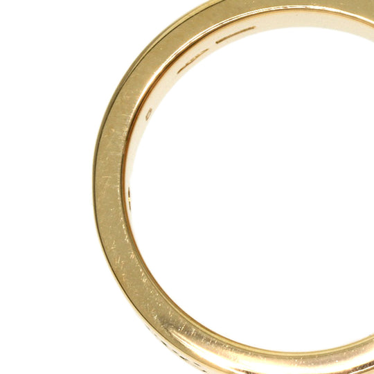 GUCCI Ring 18K Yellow Gold gold Icon Print 2P Diamond #5