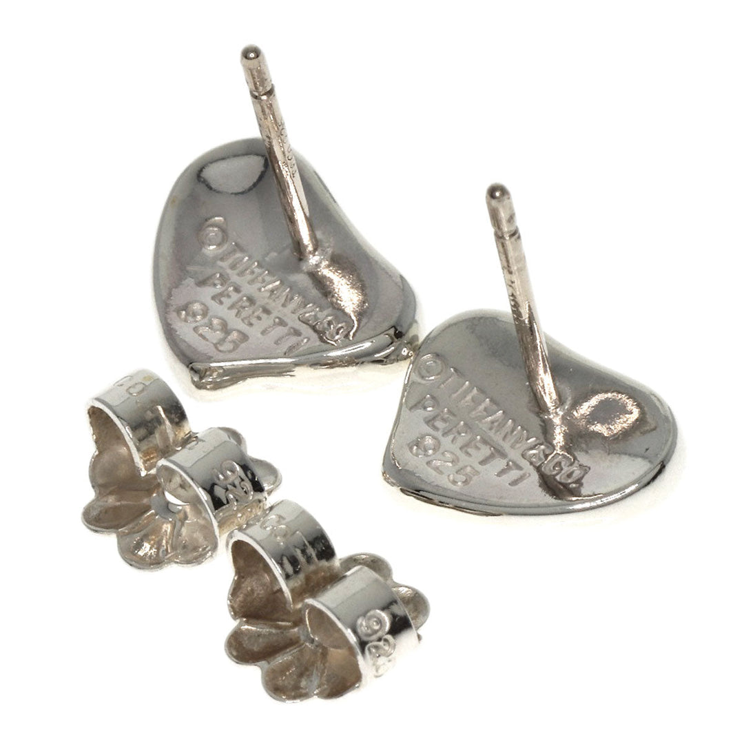 TIFFANY&Co. Pierce SV Silver Full heart Women Used Authentic